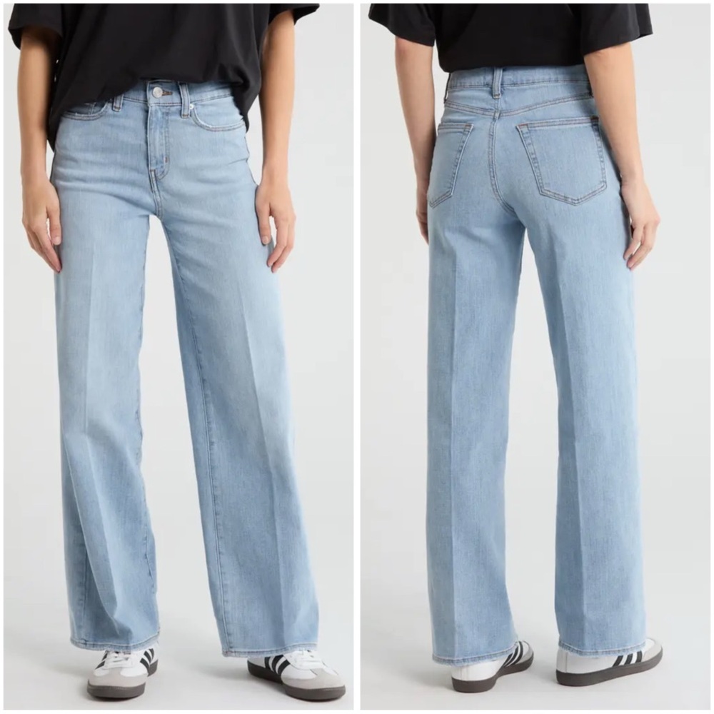 FRAME NWT The High Rise Wide Leg Jeans Temper Size 29